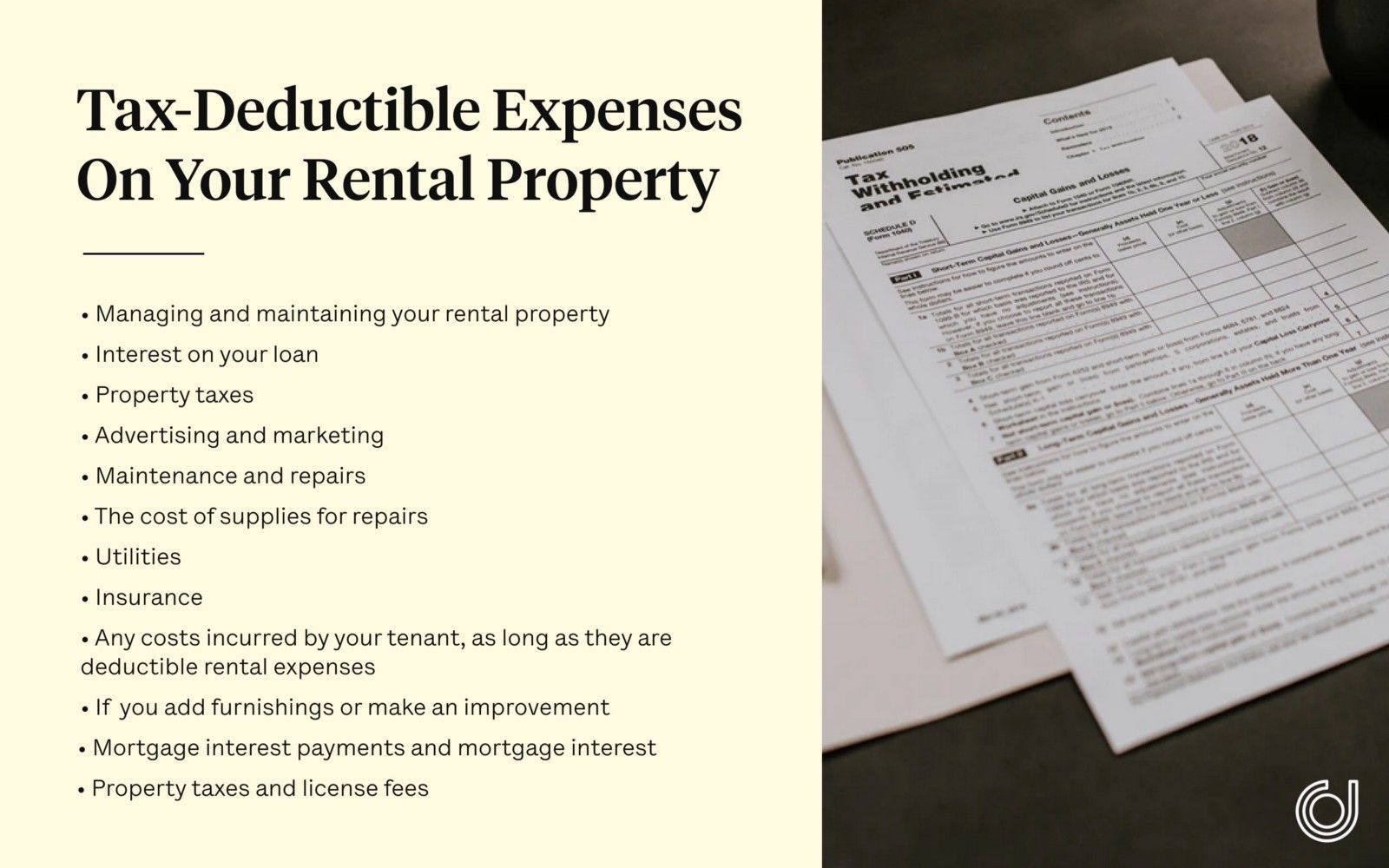 tax deductible expenses on your rental property